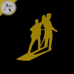 Home Decorations & Ornaments STL indir - Person with shadow - Silhouette - 2D Wall Art Decor - AT Design