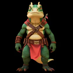 Iguana Veteran Warrior
