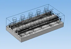 Linear guides with crossed rollers