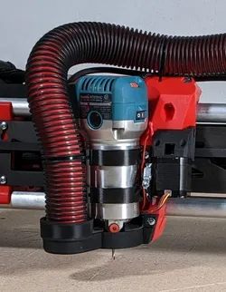 Makita 700 Series Mount and removable dust shoe for the LowRider 3 CNC