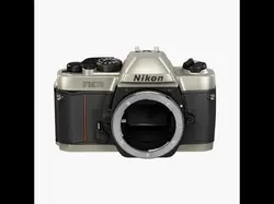 Nikon FM10 35mm film SLR camera Low-poly 3D model
