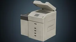 Photocopier 1B Low-poly 3D model