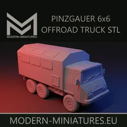 Pinzgauer 6x6 military offroad command truck