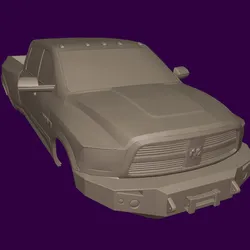 RC BODY 2010 RAM DODGE DUALWHEEL 4x4