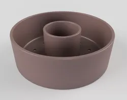 190mm Round flower pot with hole