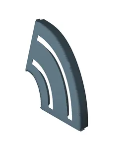 2 lane 115 Inner Radius 90 degree corner 15 degree bank.3mf