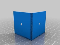 3 faces mounting bracket for cupboard or wardrobe