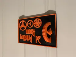 3D Print Room Sign