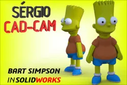 Bart Simpson Sérgio CAD CAM