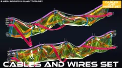 Cables and Wires set 3D model