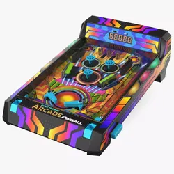 Compact Electronic Pinball Game 3D model