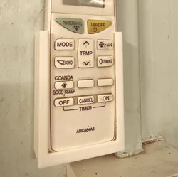 Daikin air conditioner universal remote holder