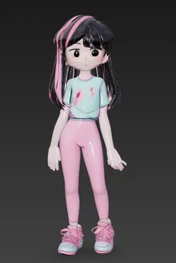 Doll dancing girl