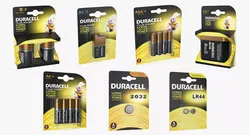 Duracell Batteries Packages Collection