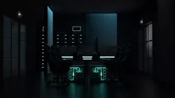 E-sports room  interior 3D model