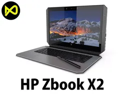 HP ZBook X2 3D model