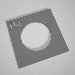 Hydrogel Lens Protection Template DJI O4 / O3