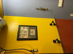 Industrial inspired book shelf supports