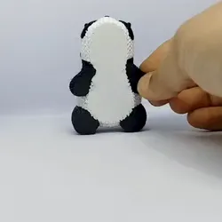 Other STL indir - Knitted Snuggy Panda - Print_Verse
