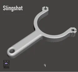 Simple Slingshot with pouch