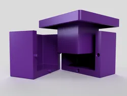 Square flower pot concrete form mold