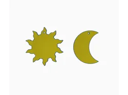 Sun and Moon Earrings