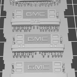 1/64 Scale GMC Grill Pack