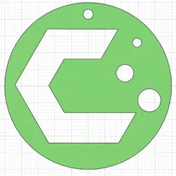 3D printer bestanden | 3MF | Linux Cachy OS pendant