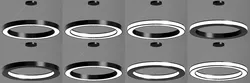 ADJUSTABLE SATURN RING LAMP