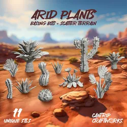 Arid & Desert Plants - Basing Bits & Scatter Terrain