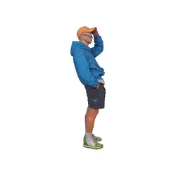 Boy in shorts