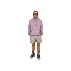 Boy with shorts and hoodie