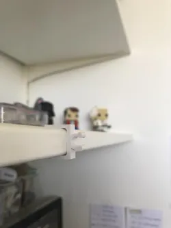 Cable Clip for Ikea Boaxel shelf