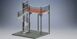 Fire Escape with balcony