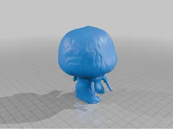 Funko-like Figure of Ghostface from Scream