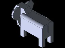 High Poly photogrammetry elephant