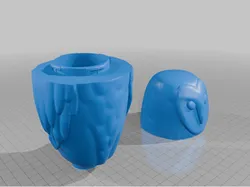 Owl Container Topper - Modular Staff System
