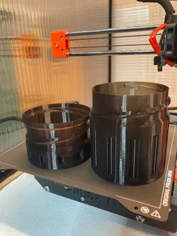Parametric Vase Mode Screw Cap Container