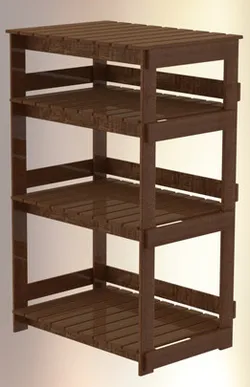Shelf for shoes. The Shoe Cabinet
