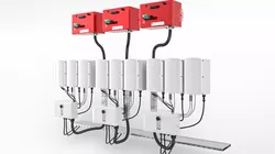 Solar Edge Inverter Group Low-poly 3D model