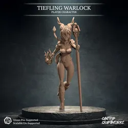Tiefling Warlock - Cantrip Craftworks