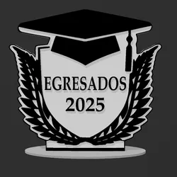 trophy- centerpiece graduates 2025