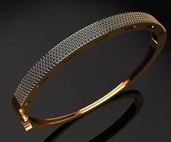 3001 gem grid bracelet 60MM-16gm 3D print model