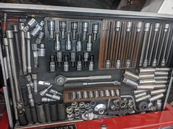 3/4" drive Allen wrench organization trays