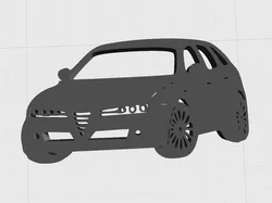 Alfa-Romeo 159 SW - keyholder, keychain