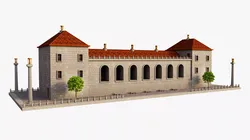 Ancient Roman Building 3D model