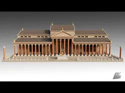 Ancient Roman Temple 3D model