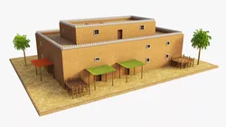 Babylonian Building House 3D model