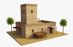 Babylonian Building House v2 3D model