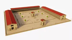 Big Ancient Square Piazza 3D model